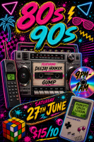 80`s 90`s Night with DJ Hooker, Gump June 27
